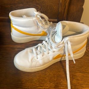 Nike Swoosh 50th anniversary high tops-ladies size 8 EUC